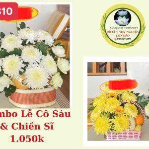 COMBO ĐỒ LỄ CÔ SÁU & LỄ TƯỢNG ĐÀI CHIẾN SĨ