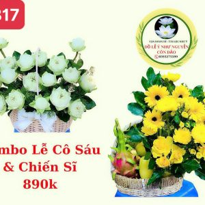 COMBO ĐỒ LỄ CÔ SÁU & LỄ TƯỢNG ĐÀI CHIẾN SĨ