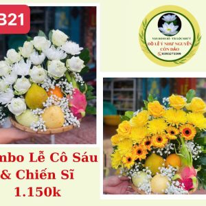 COMBO ĐỒ LỄ CÔ SÁU & LỄ TƯỢNG ĐÀI CHIẾN SĨ