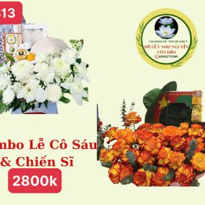 COMBO ĐỒ LỄ CÔ SÁU & LỄ TƯỢNG ĐÀI CHIẾN SĨ