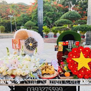 COMBO ĐỒ LỄ CÔ SÁU & LỄ TƯỢNG ĐÀI CHIẾN SĨ - MÂM LỄ XÔI GÀ